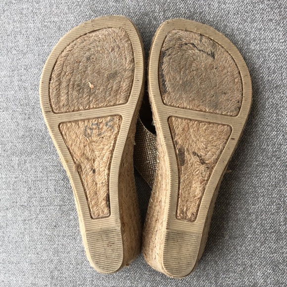 Worn once! - WHITE MOUNTAIN ‘Beachball’ Women's Wedge Sandals - Picture 10 of 12